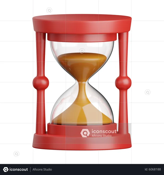 Sanduhr  3D Icon