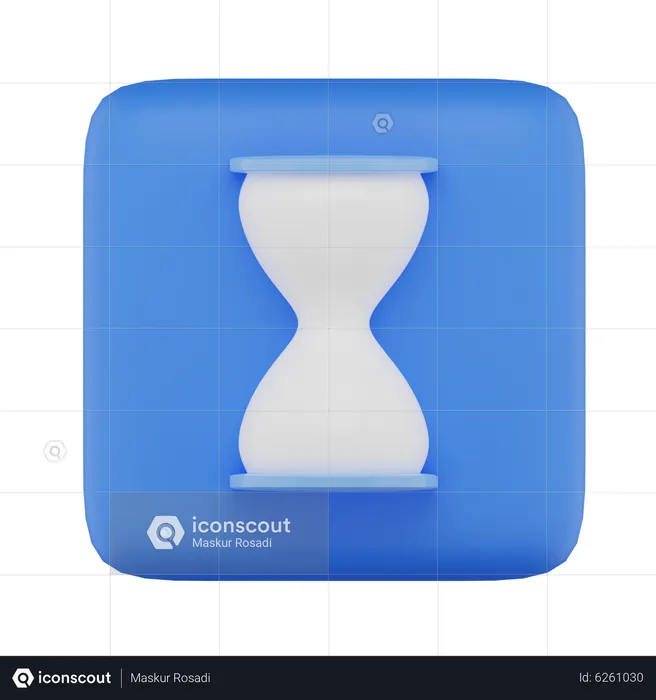 Sanduhr  3D Icon