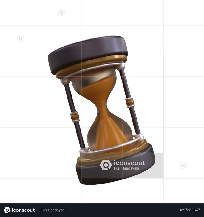 Sanduhr  3D Icon