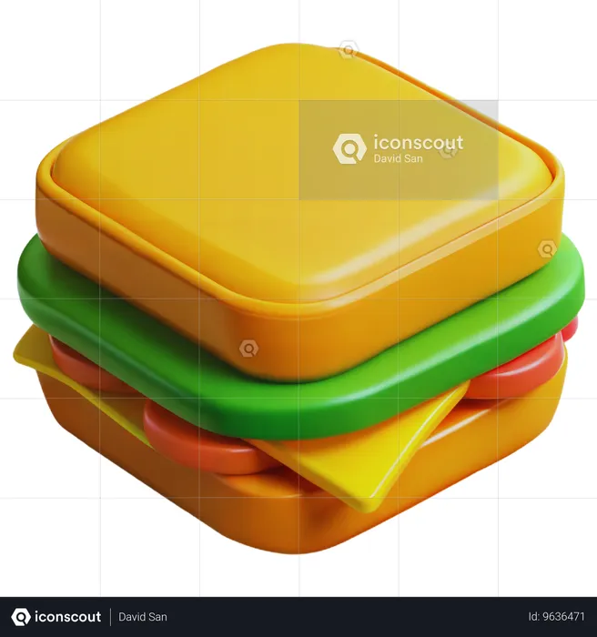 Sandwich  3D Icon