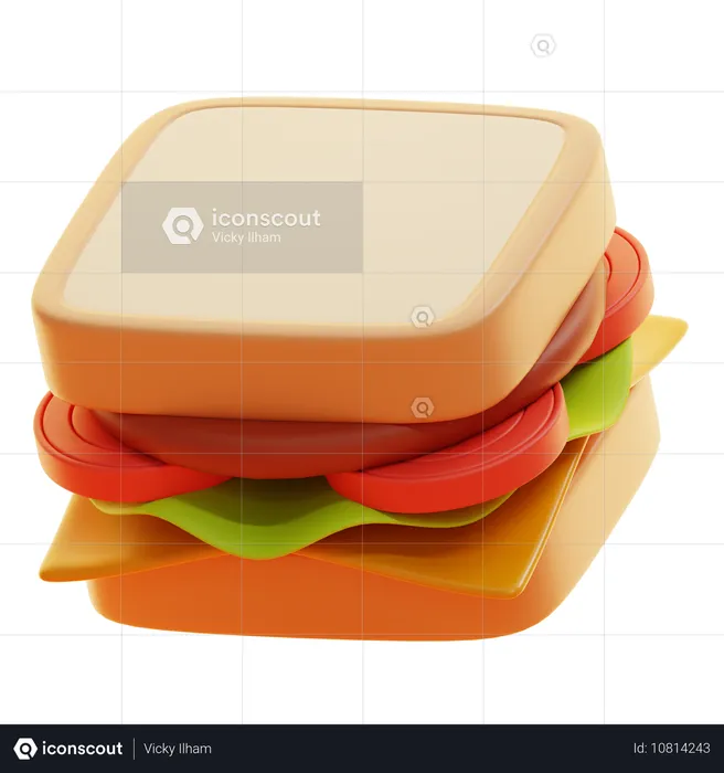 Sandwich  3D Icon