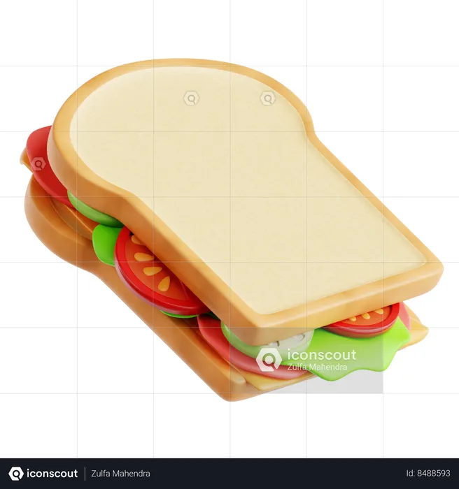 Sandwich  3D Icon