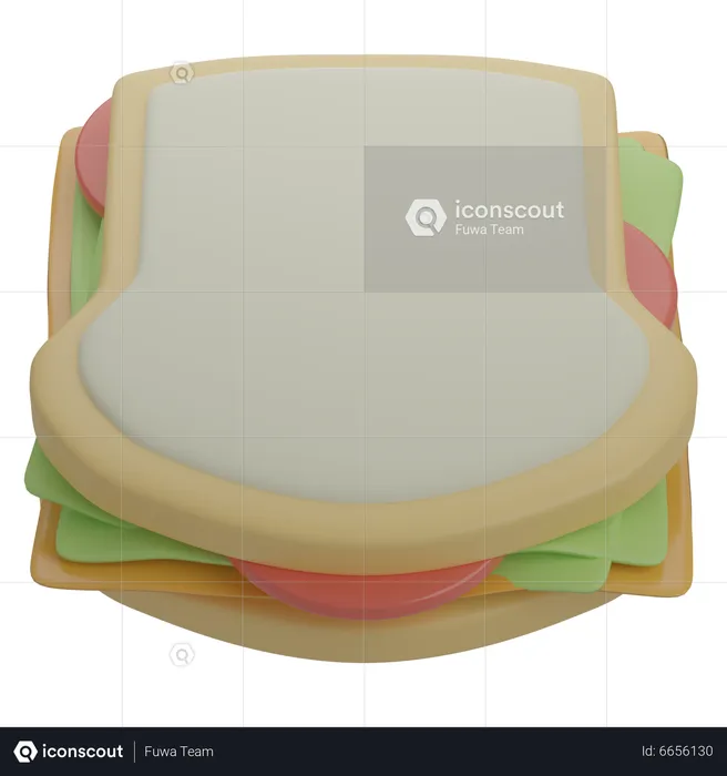 Sandwich  3D Icon