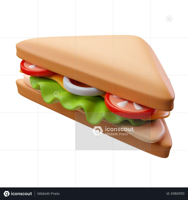 Sandwich  3D Icon