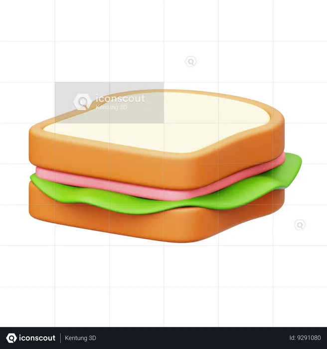 Sandwich  3D Icon