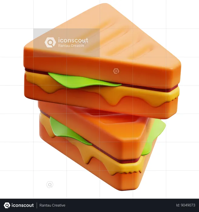 Sandwich  3D Icon