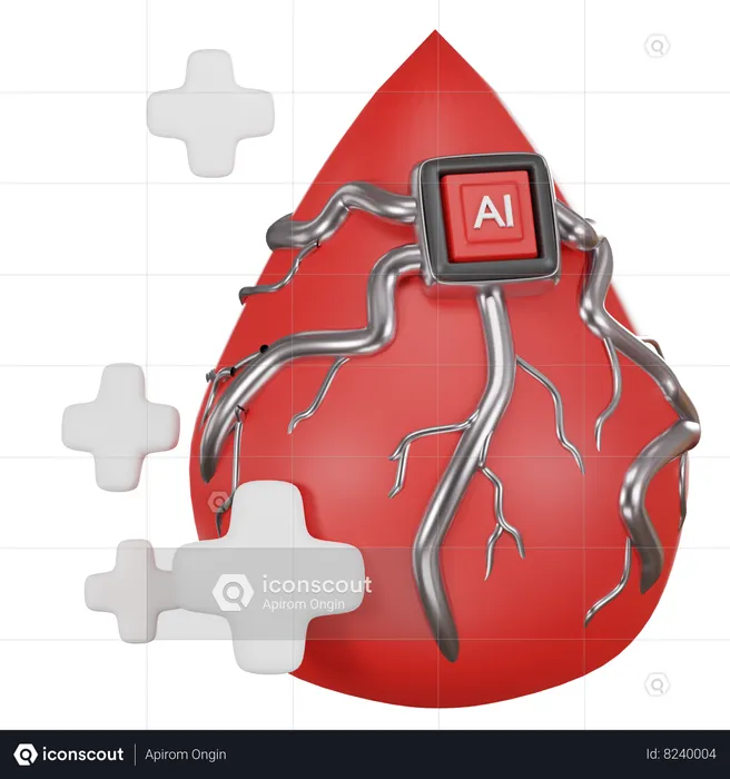 Sangre ai  3D Icon