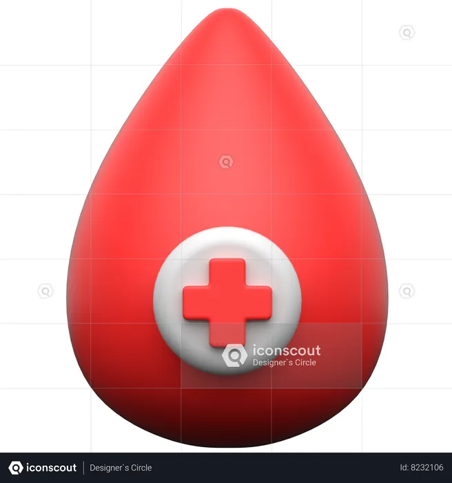 Sangue  3D Icon