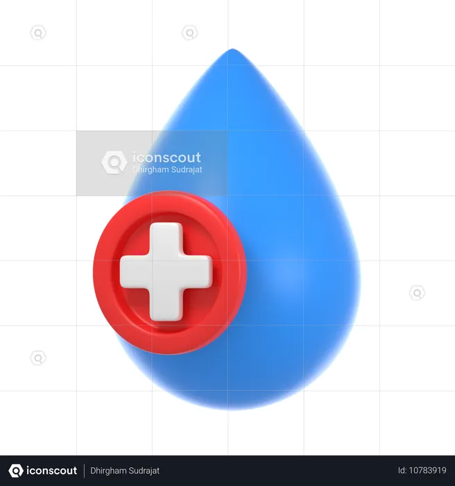 Sangue  3D Icon