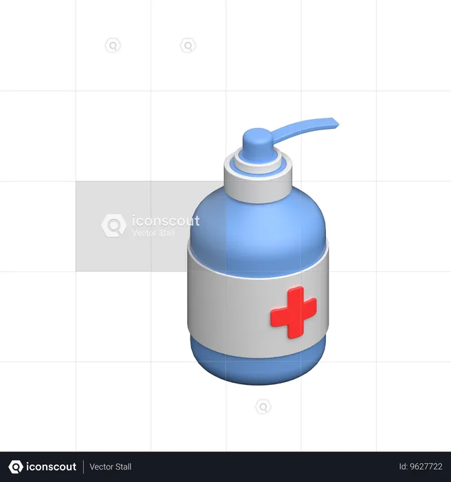 Sanitizer  3D Icon