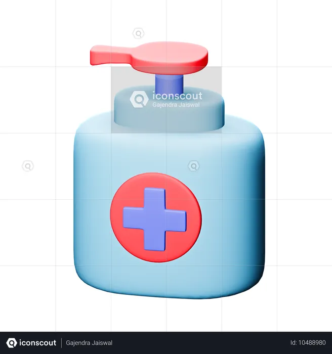 Sanitizer  3D Icon