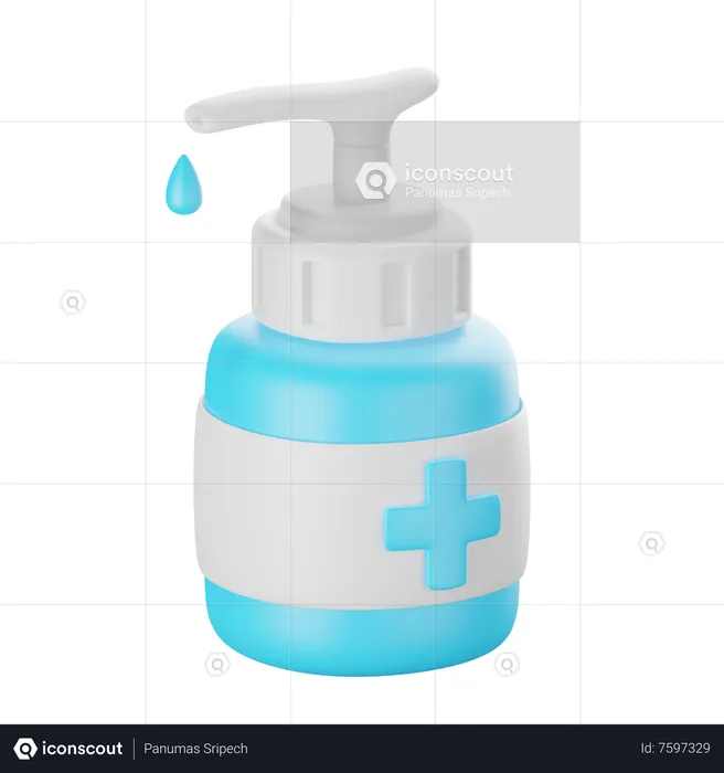 Sanitizer  3D Icon