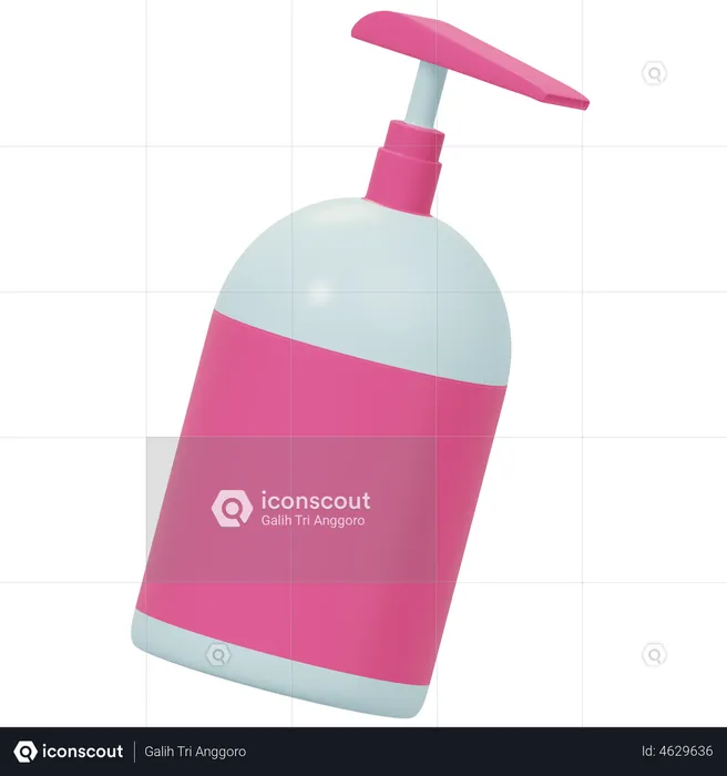 Sanitizer Spray  3D Illustration