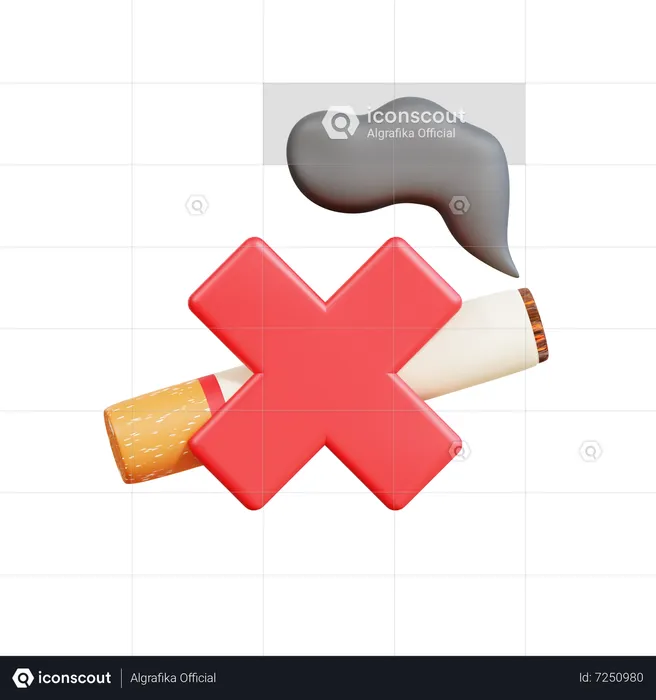 Pas de cigares  3D Icon