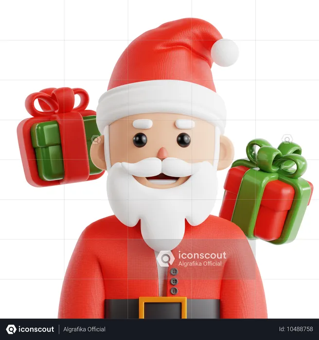 Santa  3D Icon