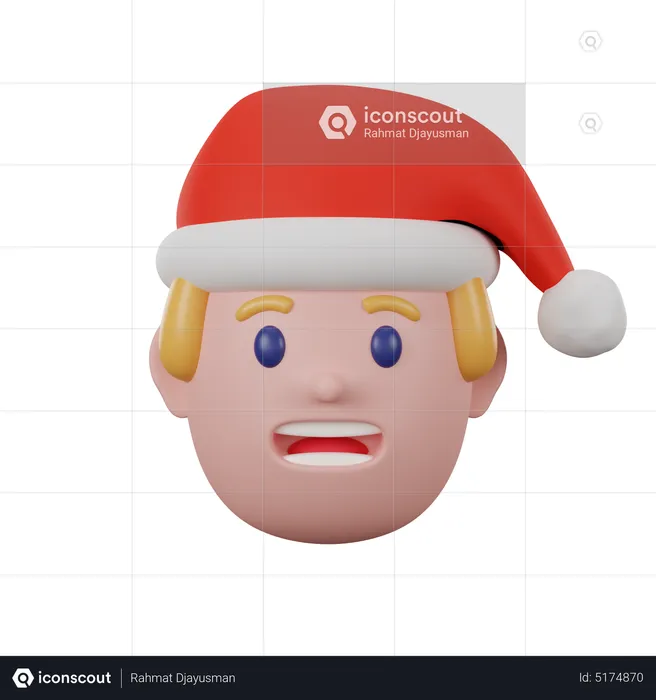 Santa  3D Icon