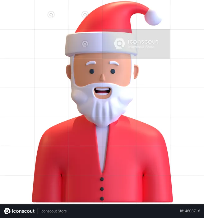 Santa  3D Illustration