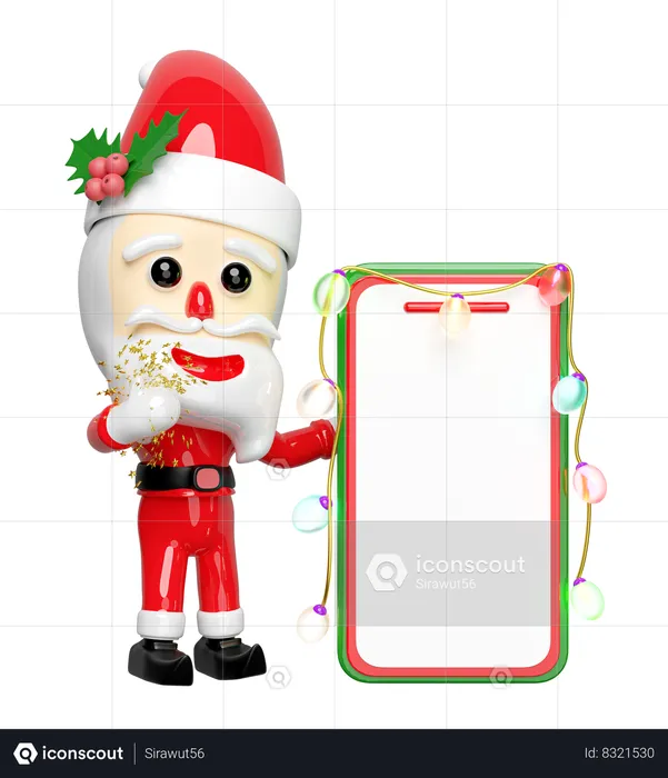 Santa Claus  3D Illustration
