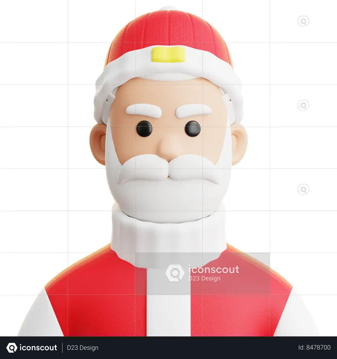 Santa Claus  3D Icon