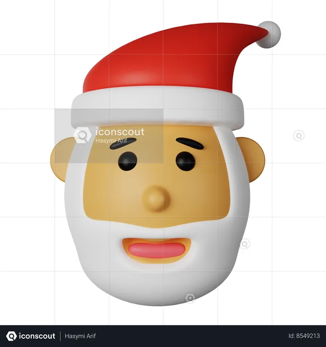 Santa Claus  3D Icon