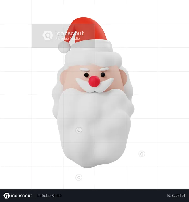 Santa Claus  3D Icon