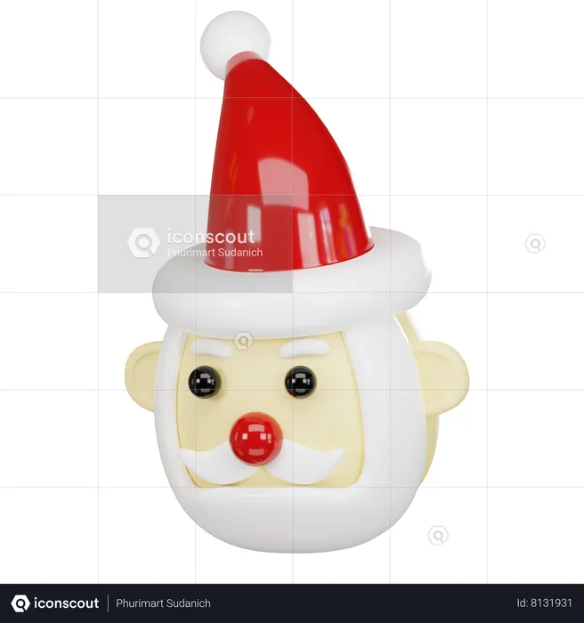 Santa Claus  3D Icon