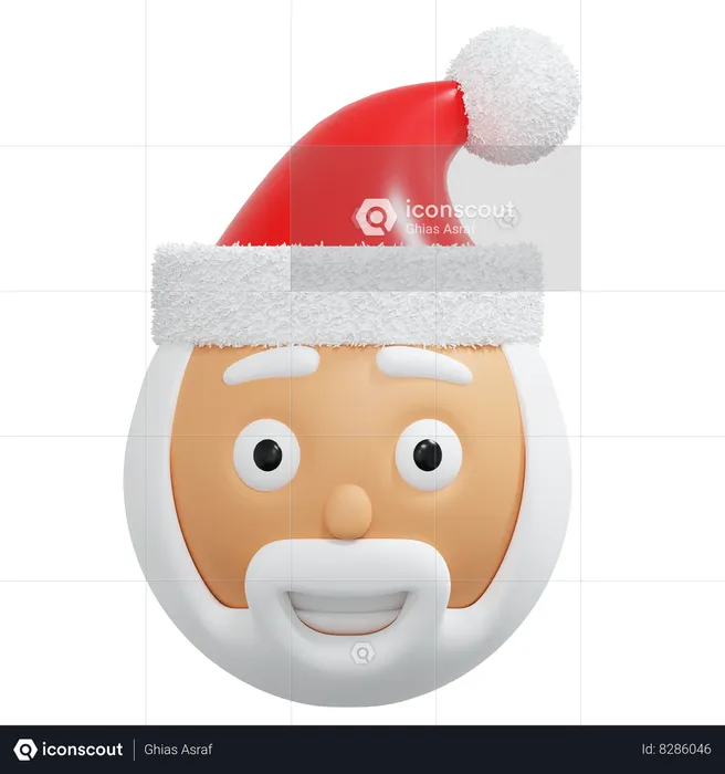 Santa Claus  3D Icon