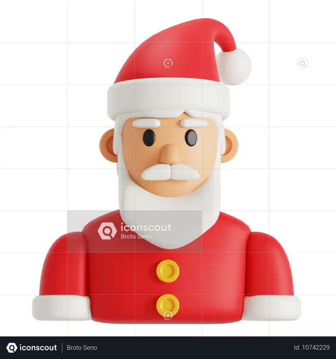 Santa claus  3D Icon