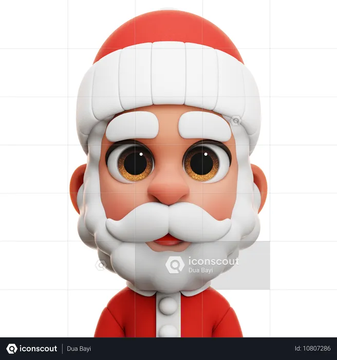 Santa Claus  3D Icon