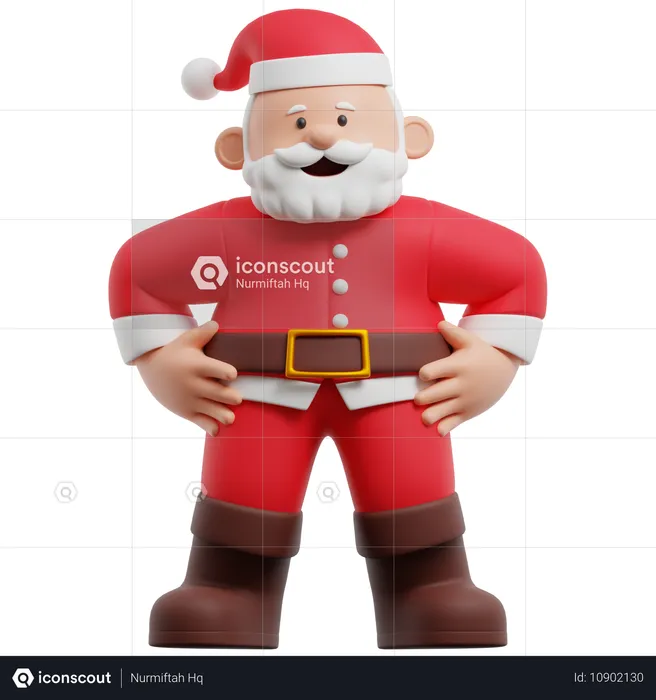 Santa Claus  3D Illustration