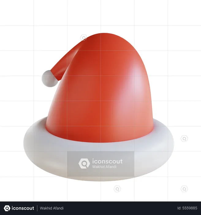 Santa Claus Hat  3D Icon