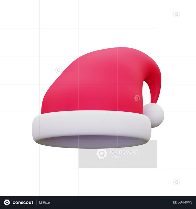 Santa Claus Hat  3D Icon