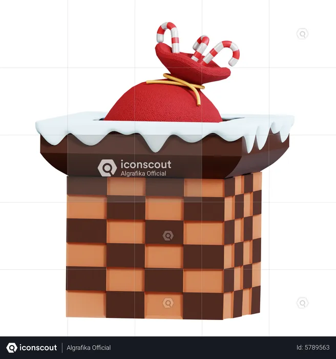 Santa Gift  3D Icon