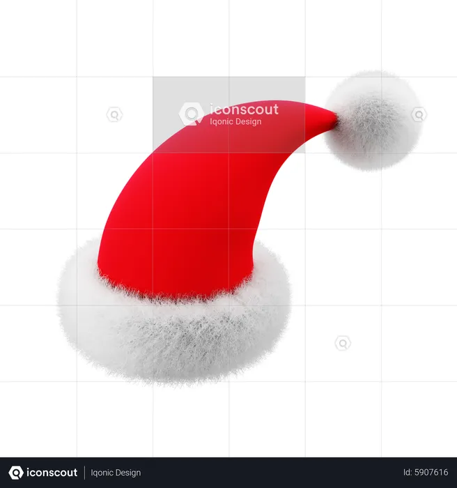 Santa Hat  3D Icon