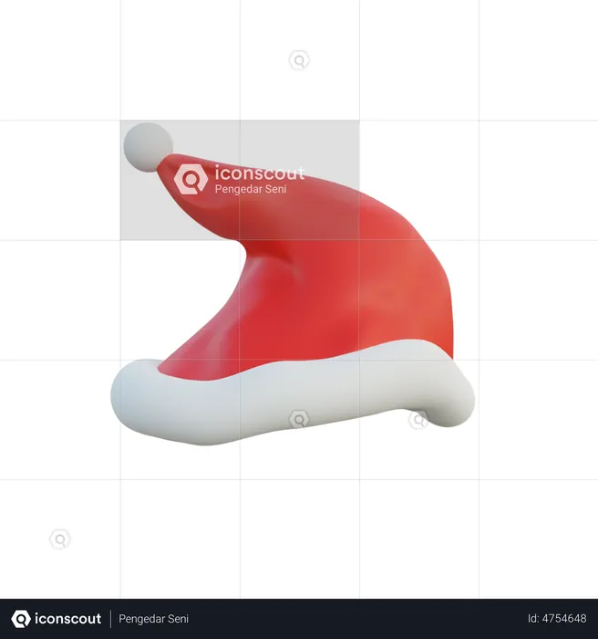 Santa Hat  3D Icon