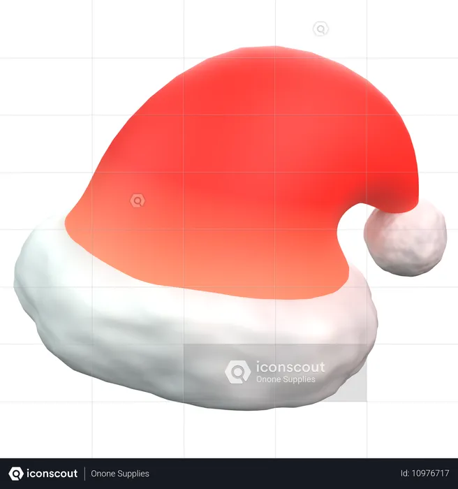 Santa Hat  3D Icon