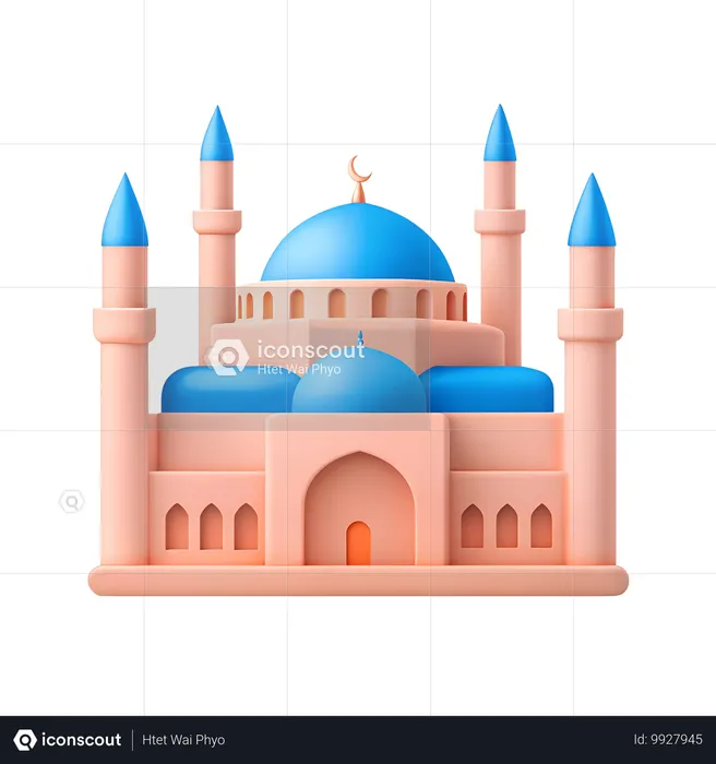Santa Sofia  3D Icon
