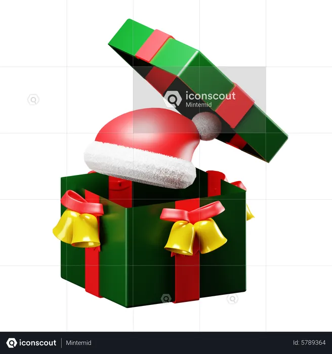 Santa Surprise  3D Icon