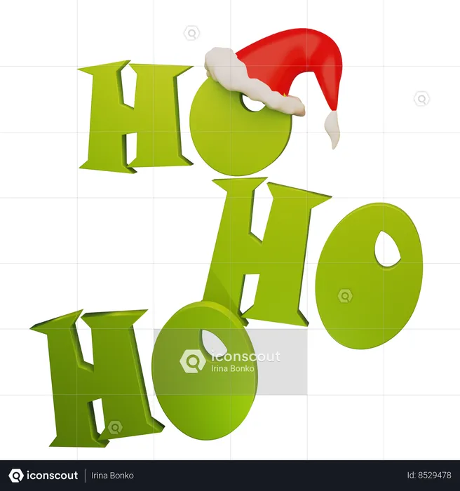Santa Words  3D Icon