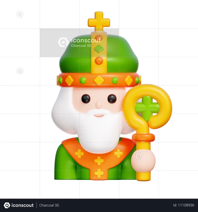 São Patrício  3D Icon