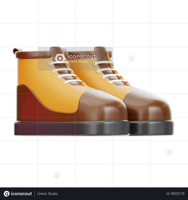 Sapatos de viagem  3D Icon