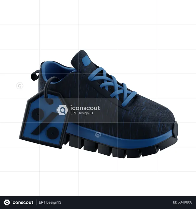 Desconto em sapatos  3D Icon