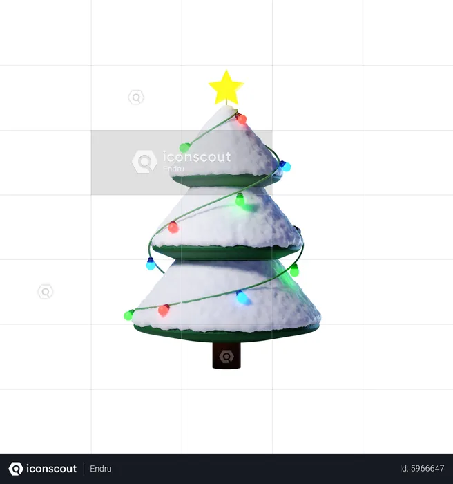 Sapin de Noël  3D Icon