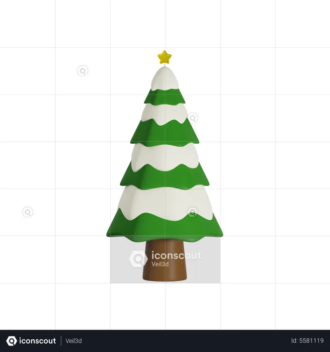 Sapin de Noël  3D Icon