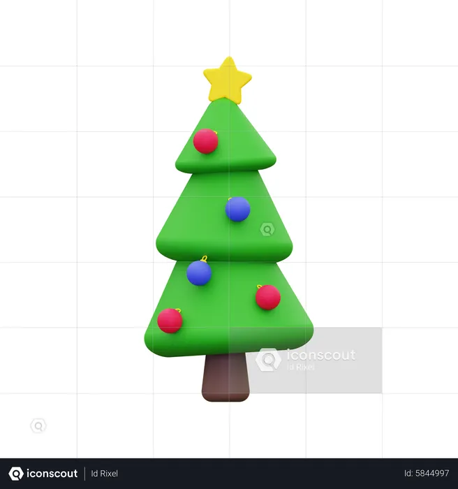 Sapin de Noël  3D Icon