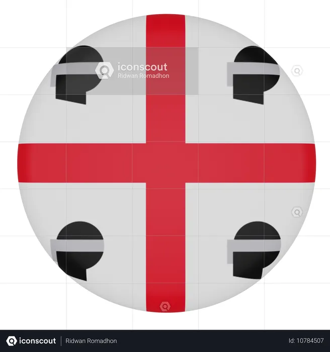 サルデーニャ Flag 3D Icon