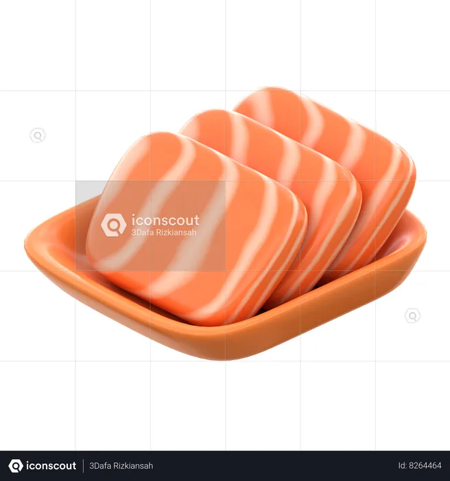 Sashimi  3D Icon