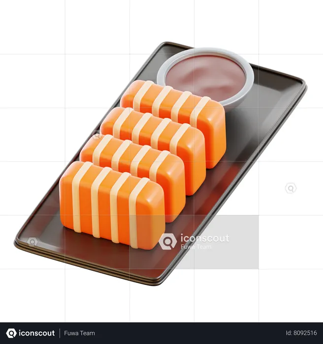 Sashimi  3D Icon