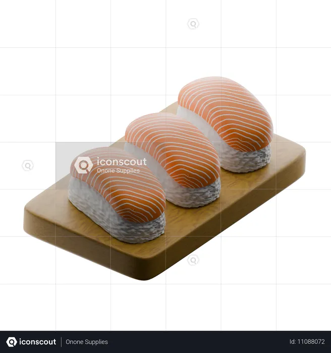 Sashimi  3D Icon