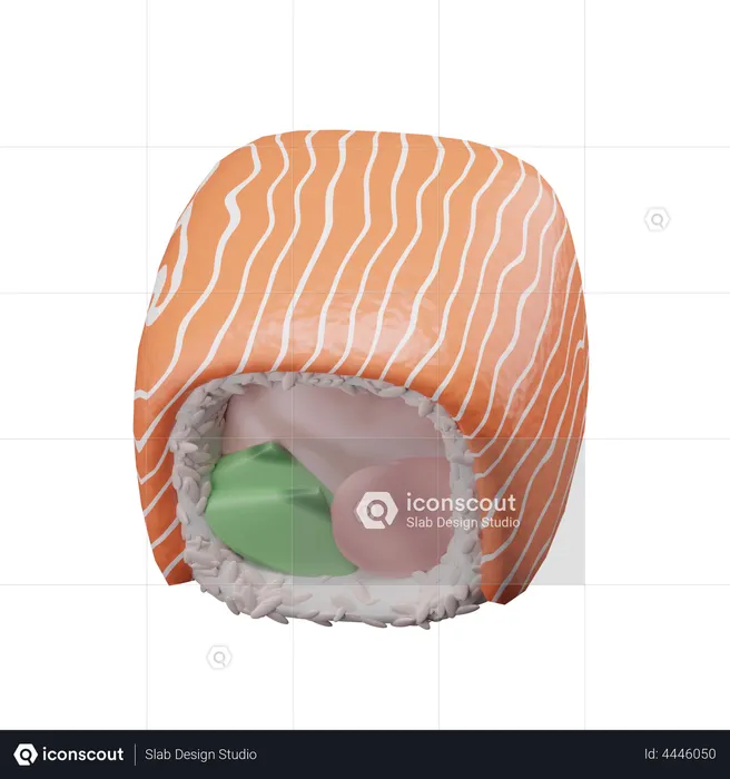 Sashimi  3D Illustration